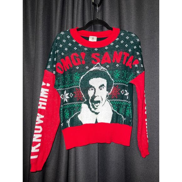 Ugly Christmas Sweater Xmas Size Small Elf - Picture 1 of 3